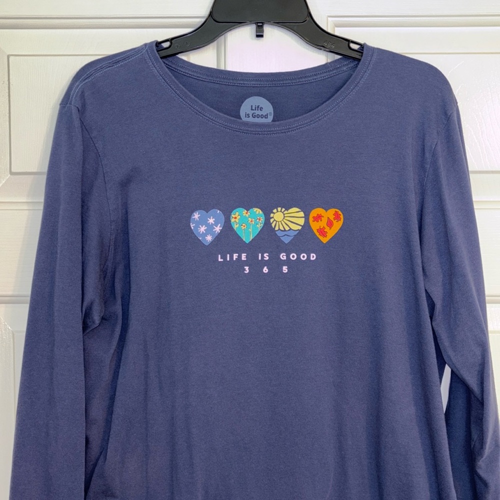 Women’s Life is Good Long sleeve Tee